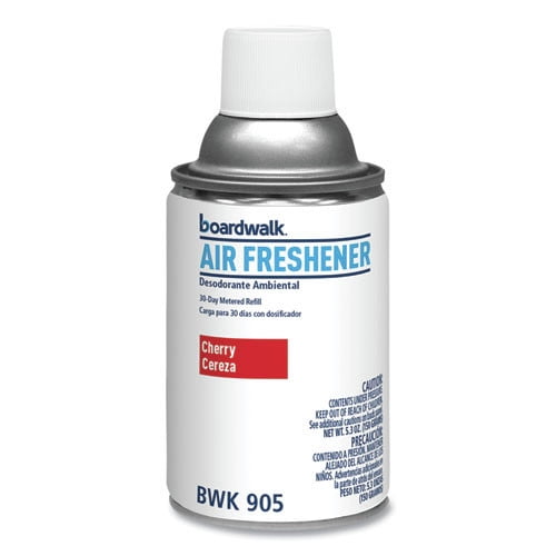 Boardwalk 1048764 5.3 oz. Aerosol Spray Metered Air Freshener Refills -  Cherry (12-Piece/Carton) - Walmart.com