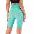 thumbnail image 4 of REALiKUN Biker Shorts for Women High Waisted Workout Shorts for Women Yoga Pants Green L, 4 of 8
