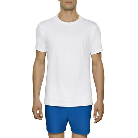 Tall Men's Collection White Crews Extended Sizes up to 3XLT,