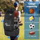 thumbnail image 2 of Bolsa de equipo deportivo ZHSX, bolsa grande de malla para balones de fútbol de 102 x 43 x 43 cm, 2 of 7