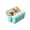 Green, variant on Jubipavy 12-Cavity Silicone Popsicle Mold with Sticks & Lid, Food-Grade, for DIY Ice Cream Bars, 4 Colors (Red/Pink/Blue/Green)