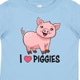thumbnail image 4 of Inktastic I Love Piggies- Cute Pig Boys or Girls Baby T-Shirt, 4 of 5