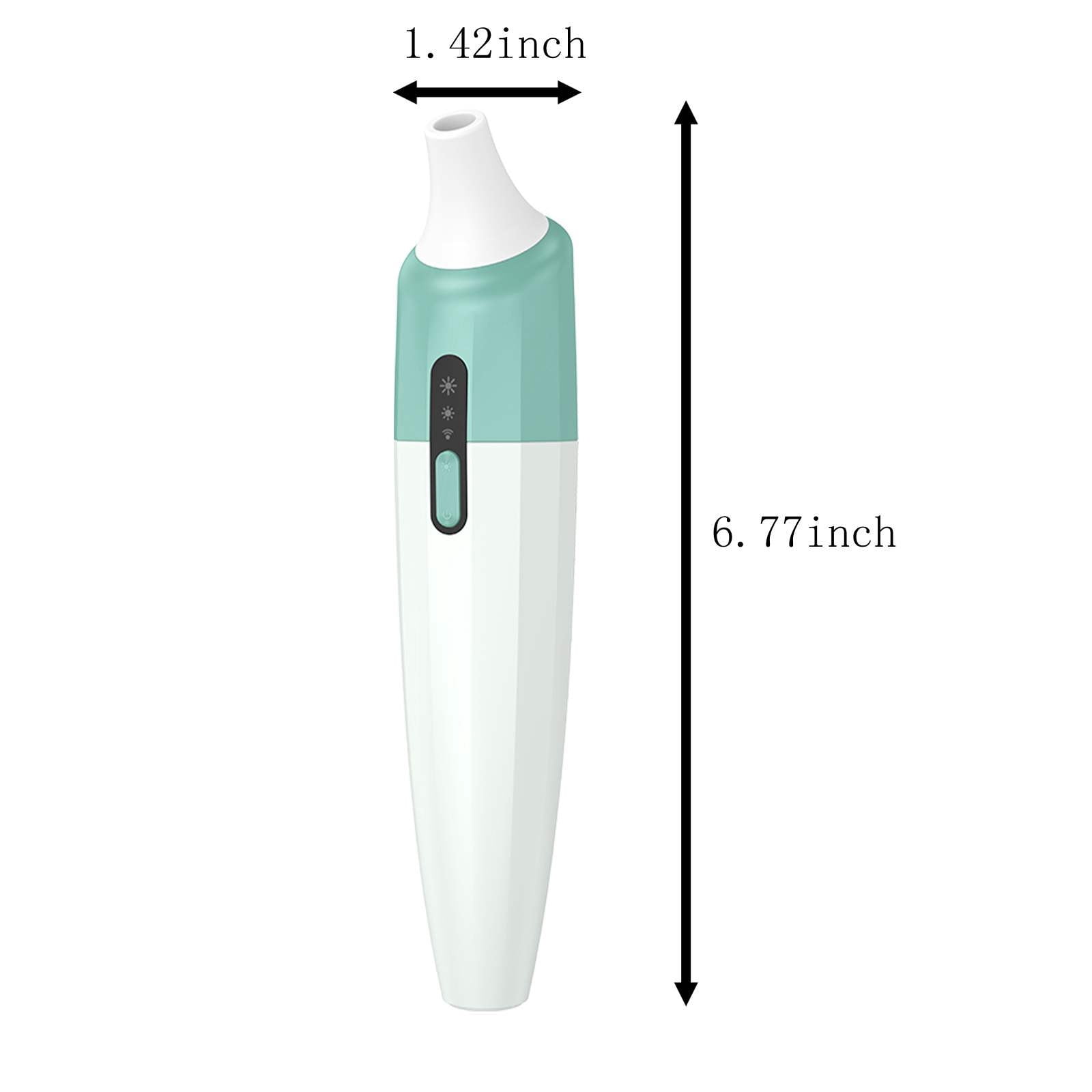 Blackhead Remover with Camera - 6.8 x 1.4 x 1.3in, 200W HD Camera for Visual Cleaning, 2 Suction Levels, Ergonomic Design(Purple)