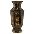 thumbnail image 1 of Natural Geo Brass Hexagonal Leaf Bottle Decor, 1 of 5