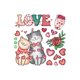 thumbnail image 2 of Pegatinas de ventana de gatos felices | Calcomanías electrostáticas decorativas para ventanas y salas de estar | 1 pegatina de PVC para fiestas, 2 of 6