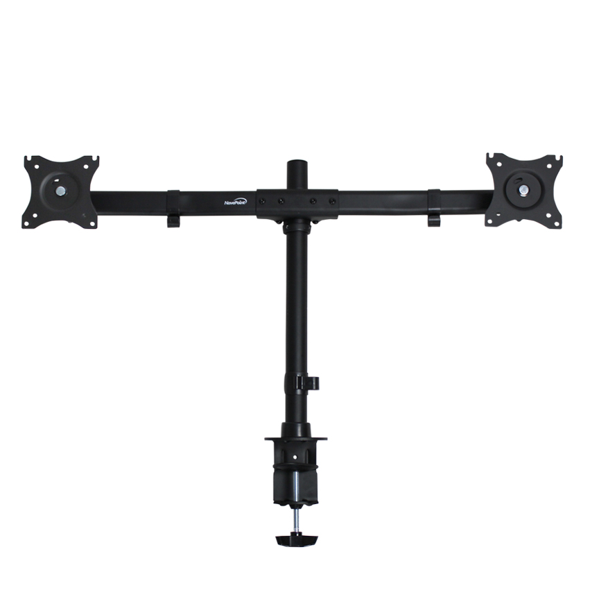 NavePoint Dual LCD Monitor Curved Mount Stand CClamp With Adjustable