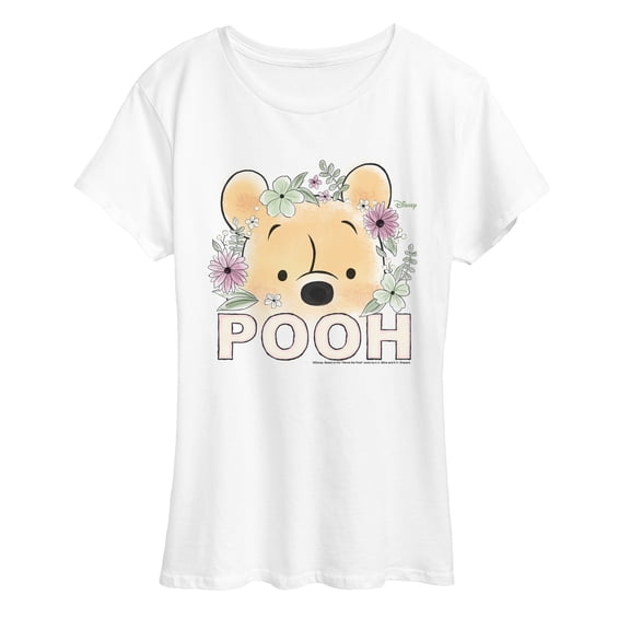 Winnie The Pooh - Floral Pooh - Women's Short Sleeve Graphic T-Shirt