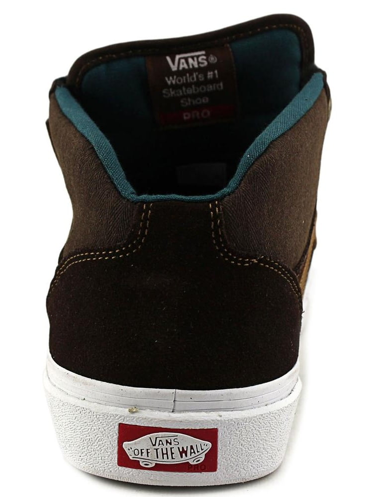 Vans Gilbert Crockett Pro Mid Men Round Toe Canvas Brown Skate