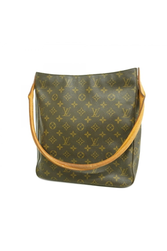 Pre-Owned Louis Vuitton Monogram Looping GM Shoulder Bag M51145 Brown Women's