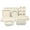 Linen, variant on Martha Stewart Gallen 10 Piece Baking Pans Ceramic PFA Free Non Toxic Non Stick Bakeware Set - Taupe