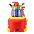 thumbnail image 3 of Decoraciones Navideñas De Papá , Papá Inflable Y Trineo Decoración De Trineo De Papá Aspecto Lindo Luminoso Potente Ventilador Decoraciones De Trineo Navideño, 3 of 7