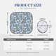 thumbnail image 3 of Fotbe Blue Bathroom Juego de 2 Piezas de Parasoles para Parabrisas | Bloqueador Solar para Auto | Accesorios Plegables para Protección Solar Interior-Medium, 3 of 6