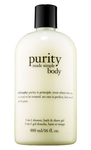 28 Value) Philosophy Purity Made Simple for Body, 3-in-1 Body Wash, Bath   Shave Gel, 16 Oz - Walmart.com