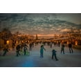 thumbnail image 2 of De Groot, Gerrit 14x11 White Modern Wood Framed Museum Art Print Titled - Amsterdam Winter Wonder Land, 2 of 4