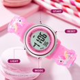 thumbnail image 2 of Digital Watches Sport Waterproof Wristwatch 3D Cartoon Watch with 7 Color Lights for Ages 3-12, 2 of 7