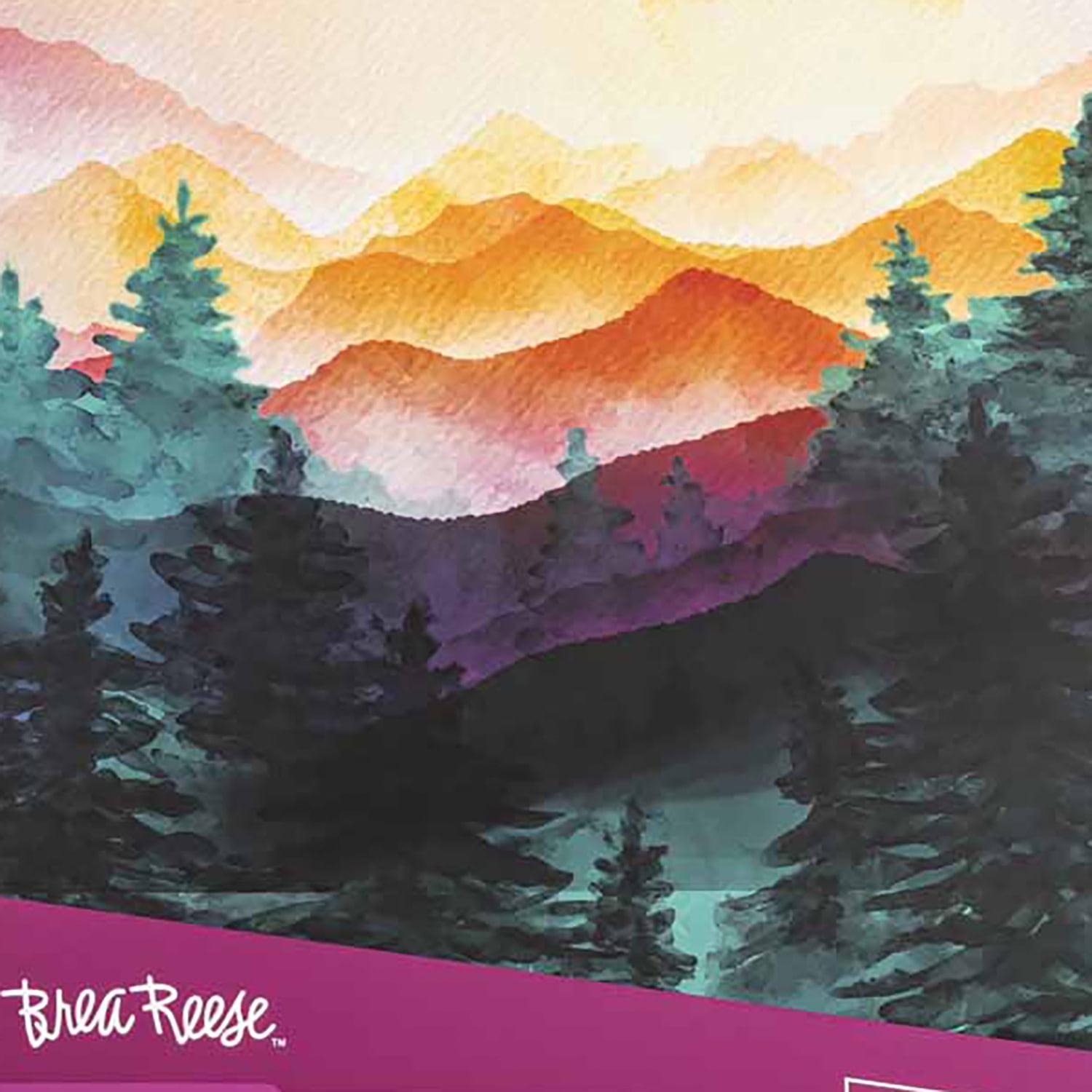 Brea Reese: Watercolor Paper Pad 50 Sheets - 11x15" - 105lb, Acid-Free, Durable & Glue-Bound, Perfect for Watercolor Painting, Adult Art Supplies