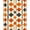 Orange, Pattern 2, variant on Design&I 2'x3' Ultra Soft Door Mat, Burnt Orange Terracotta Mid Century Abstract Geometric Boho Midcentury Symmetrical Fluffy Washable Easy Care Indoor rug for Bedside Entryway