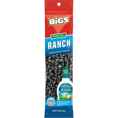 Bigs Sunflower Seeds Hidden Valley Ranch 2.75oz (Pack of
