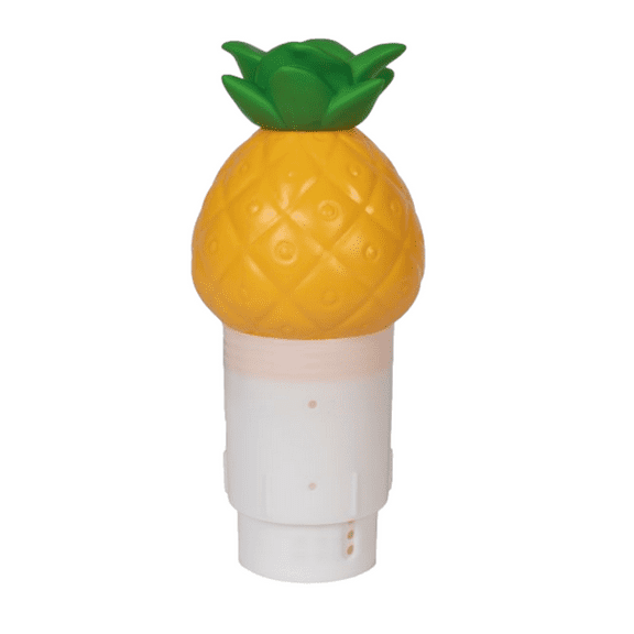 GAME 12427 BB Solar Light Up Pineapple Chlorinator Pool Chemical Dispenser for Up to Five 3 inch Tabs Older Version