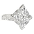 thumbnail image 2 of JOYARIS Anillo Nudo De Bruja Amuleto Proteccion Zirconias Plata 925 Talla 6 AN-0000548, 2 of 4
