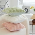 thumbnail image 4 of Nvzi 4 fundas de almohada de vellón con burbujas, estampado verde, funda de almohada colorida, ilumina el paisaje de tu dormitorio 16,93 x 16,93 pulgadas (verde), 4 of 5