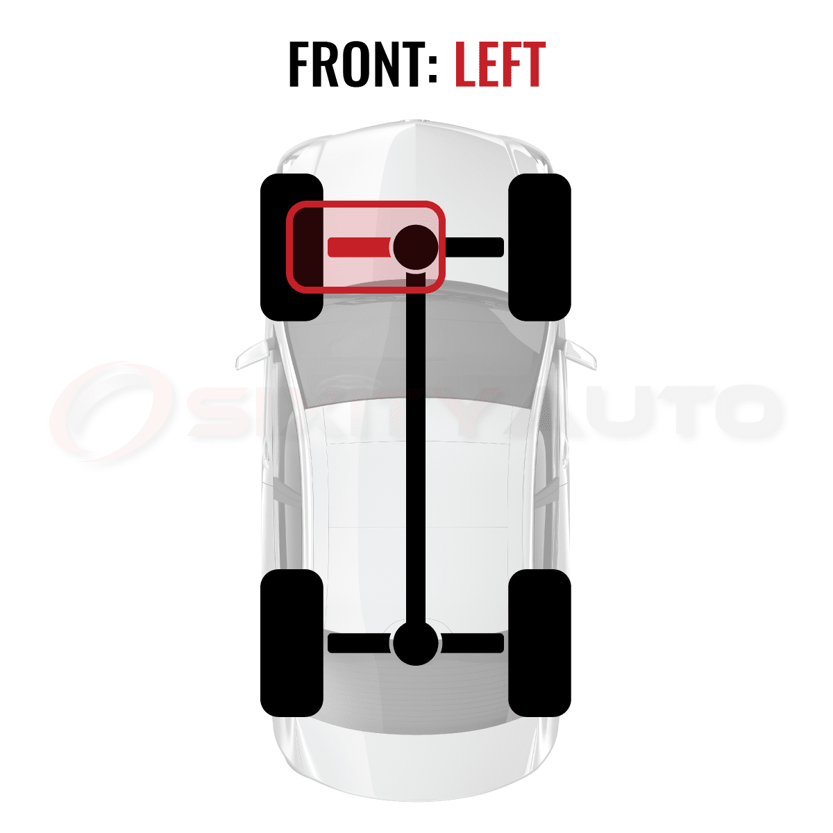 Sixity Front Left CV Axle compatible with Hyundai Sonata 2.4L L4 2011-2014 - Driver Side Complete Axle Shaft Assembly