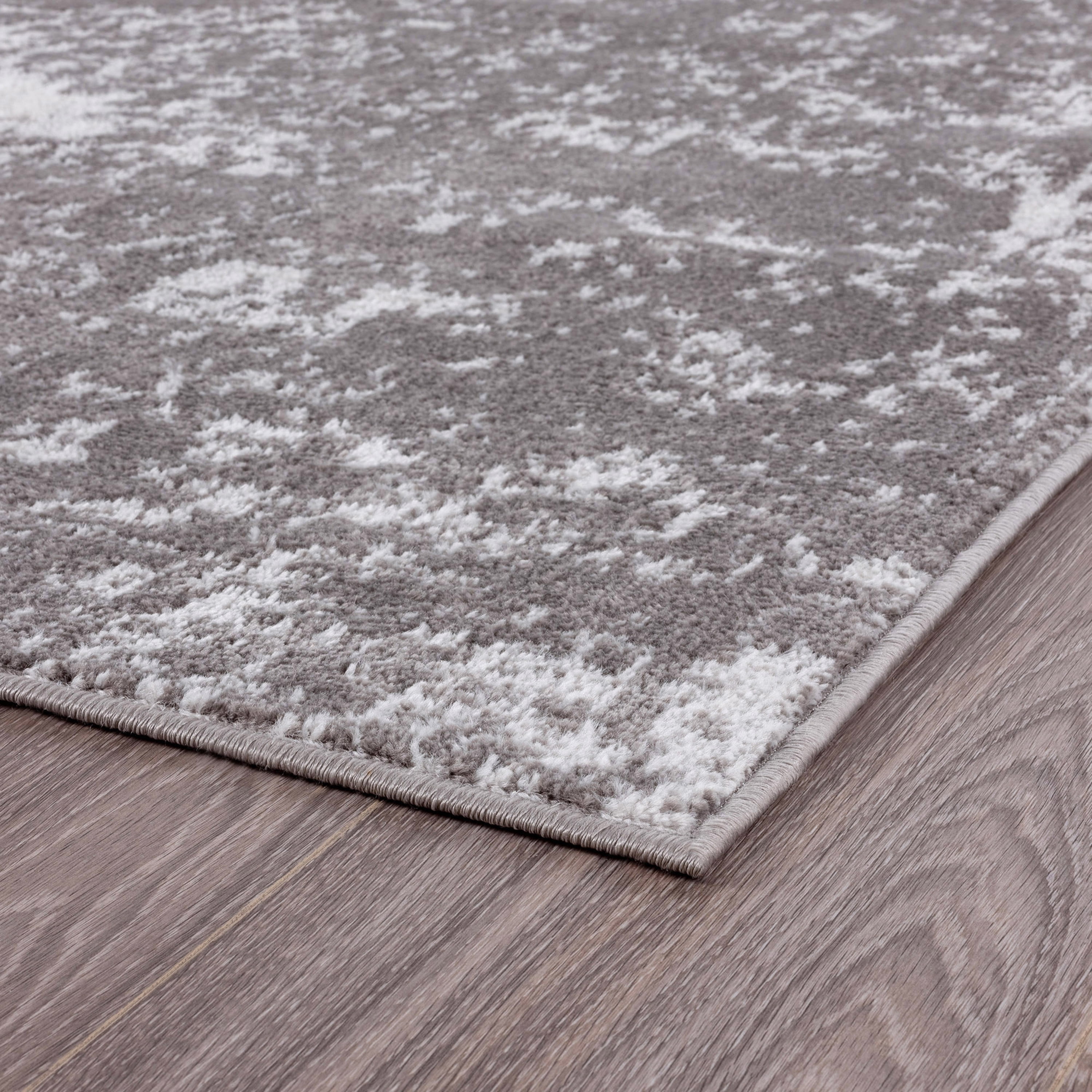 8x10 Modern Gray Large Area Rugs for Living Room | Bedroom Rug | Dining Room Rug | Indoor Entry or Entryway Rug | Kitchen Rug | Alfombras para Salas 7'10'' x 10'2''