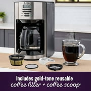 Mr. Coffee 12c Programmable Coffee Maker with Rapid Brew System Stainless Steel