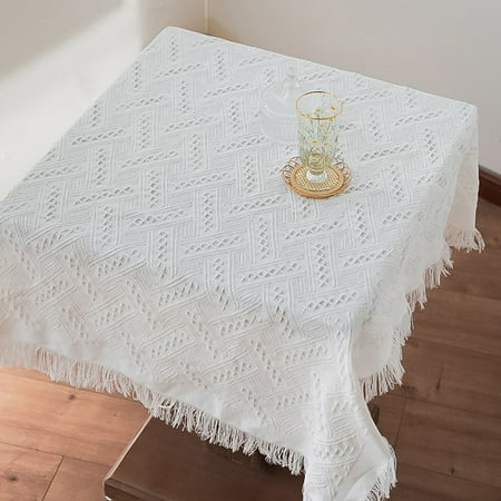 

White Stereo Pattern Table Cloths Coffee Table Cloth Party Tablecloth