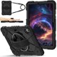 thumbnail image 1 of Funda Resistente a Golpes para Samsung Galaxy Tab S11, Funda Protectora de Silicona + Capa de PC Anti Caída con Asa Giratoria de 360°, Soporte, Correa para el Hombro, Negro, para Galaxy Tab S11, 1 of 9