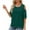 Army Green, variant on Taqqpue Womens Cold Shoulder Tops Short Sleeve Lace Hem T Shirts for Women Casual Solid Color Round Neck Tunic Tops Blouses Plus Size Summer Tops