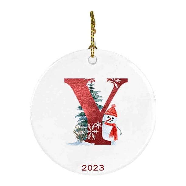 Fiudx Colgante de Muñeco de Nieve Navideño 2023, Diseño Acrílico Artesanal, Decoración Colorida para Coche, Accesorio para Oficina y Hogar, Regalo Perfecto para Las Fiestas, Tamaño 7 X 0,4 Cm