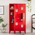 thumbnail image 3 of KAER Metal Locker with 3 Doors 66“ Storage Locker for Employees andstudent with Card Slot Lockable Steel Locker for School Gym Home Office Staff, 3 of 10
