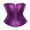 Purple, variant on Women Waist Corset, Tight Vest for Weight Loss/ Body Shaping, Blue/ Red/ Gold/ Purple/ Brown