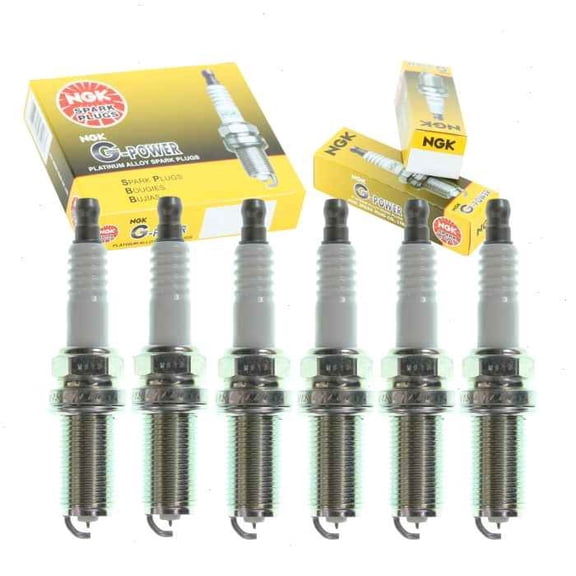 6 pc NGK G-Power Spark Plugs compatible with Toyota 4Runner 4.0L V6 2013-2020