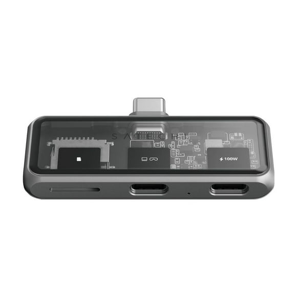 Hub USB-C SATECHI Plata con HDMI 4K y Carga 100W para iPad, MacBook, Switch OLED y Más multicolor