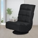 thumbnail image 2 of Costway Silla a ras de suelo giratoria a 360°, silla de gaming regulable en 5 posiciones, sillón con respaldo cómodo, silla para videojuegos para adultos, negro, 2 of 5
