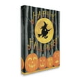thumbnail image 3 of Happy Halloween Forest Witch Holiday Graphic Art Gallery Wrapped Canvas Print Wall Art, 3 of 7