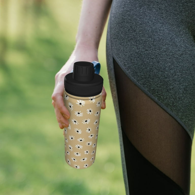Pink Leopard Print Stainless Steel Insulated Tumbler Reuseable Travel Mug With Lid For Home Office Style