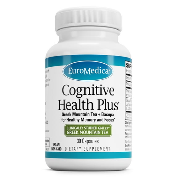EuroMedica Cognitive Health Plus - 30 Capsules (30 Servings)