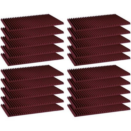 Auralex Acoustics AUR-2WEDGE-BUR 2 in. Studiofoam Wedge, Burgundy