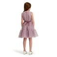 thumbnail image 3 of Kensie Girl Flocked Mesh Sleeveless Dress, Sizes 4-16, 3 of 3