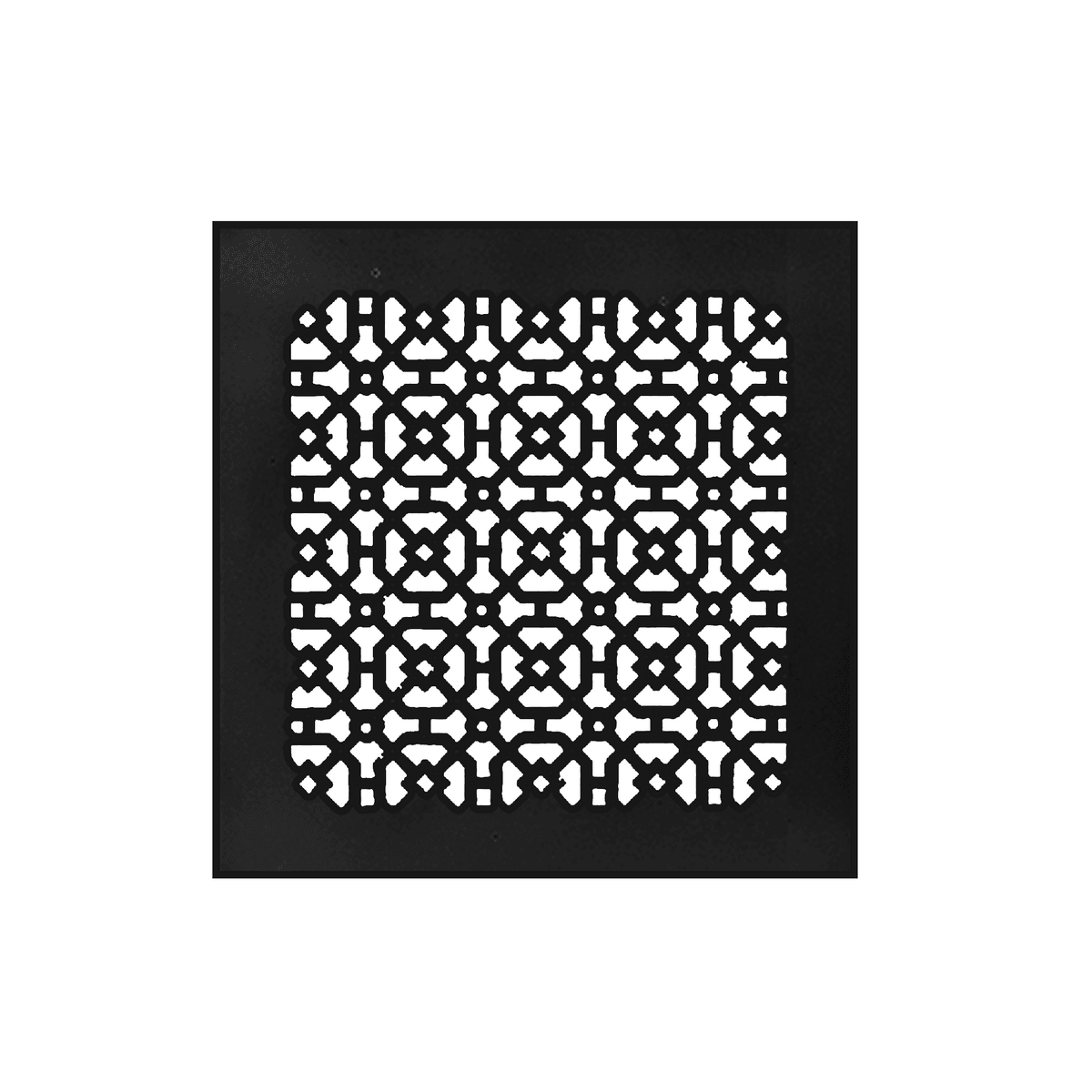 Achtek Air Return Grille 10x12 – Heavy Cast Aluminum Wall/Ceiling Vent Cover (Overall 12x14), Powder Coated White, Screws Included