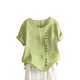 thumbnail image 1 of Camiseta top de algodón y cáñamo SCZ Verde Menta M, 1 of 5
