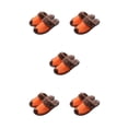 thumbnail image 2 of Minnieouse Zapatillas de casa Suministros de invierno Calzado cálido Parejas Base gruesa Zapatos de fondo Calentador Hombre Mujer Mujer Naranja Type2 NO2, 2 of 6