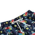 thumbnail image 3 of Boy‘s Cartoon Printed Short Pants Vacation Style Elastic Shorts, 3 of 5