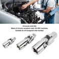 thumbnail image 4 of Universal Joint Set, 1/4in 3/8in 1/2in Easy  60HRC Hardness Socket Adapter Kit  for Vehicle Maintenance, 4 of 8