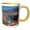 Yellow/White, variant on 3drose, Spain, Bilbao, Parque Etxebarria Park - Eu27 Wbi1209 - Walter Bibikow, 15oz Two-tone Yellow Mug