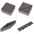 thumbnail image 4 of Organizador de cajones plegable de tela no tejida (3 piezas), 24 compartimentos para calcetines, sujetadores, corbatas y cinturones (gris claro), 4 of 4