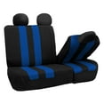 thumbnail image 3 of FH Group Universal Fit Seat Covers for SUV, Sedan, Van , Airbag Compatible, Split Bench Rear Seat - 7 Seaters Blue, 3 of 8